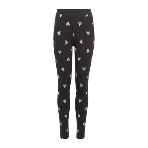 ADIDAS IB8916 G BLUV TIG Leggings Girl's Black/White Taille 1112
