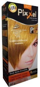 Lolane Pixxel Color Cream Gold Color Shade P24: Light Golden Blonde 50g.