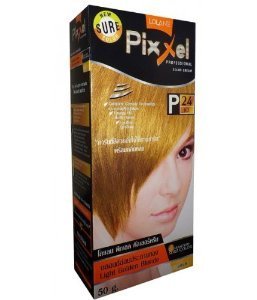 Lolane Pixxel Color Cream Gold Color Shade P24: Light Golden Blonde 50g.
