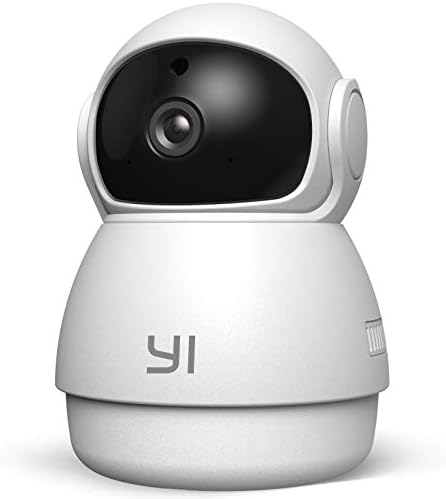 YI Security Camera Dome Guard, 1080p Pan&Tilt Zoom Home Indoor Surveillance Camera, Night Vision, Motion Detection, Two Way Audio, Cloud, Wifi IP Camera for Dogs, Nanny, Baby, Supports MicroSD Cards