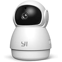 YI Cámara de Vigilancia 1080p Dome Guard Camara IP Sistema de Seguridad WiFi de Interior Full HD, Detección de Movimiento, Visión Nocturna, Audio de 2 Vias y Nube con App para iOS y Android (Blanco)