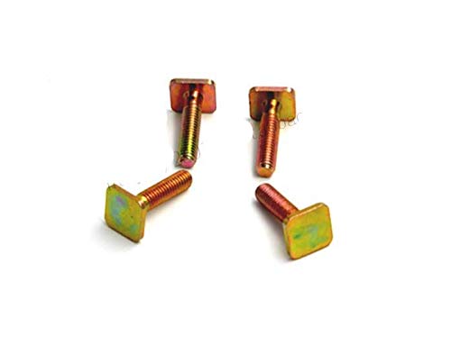 Generic 22pcs M6x16mm 14mmx14mm Size Head T-Bolts T-Type Screw Square Head Screws Studs Bolts