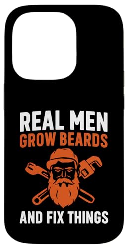 Real Men Grow Beards And Fix Things �E �X�}�z�P�[�X iPhone 14 Pro �p