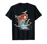 Disney Brave Merida Watercolor Sketch Portrait T-Shirt