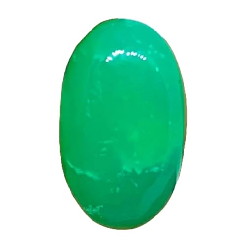 Chrysoprase naturelle ovale cabochon 21x12mm pour bricolage DIY