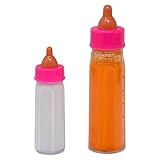 The New York Doll Collection Magic Milk and Juice Bottle (2 Pack)