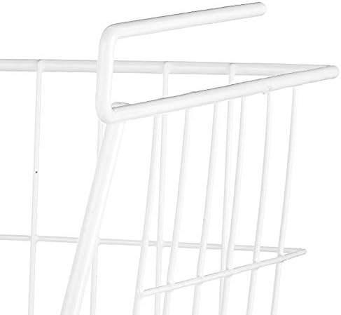 Whitmor White Wire Shelf Basket