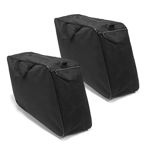 MZS Motorcycle Saddlebag Liner Bags Touring Liner Bag Travel Luggage Saddle Bag Insert Storage Black Compatible with 1992-2024 Road Glide Street Electra Glide Road King Vulcan Royal Star Chieftain