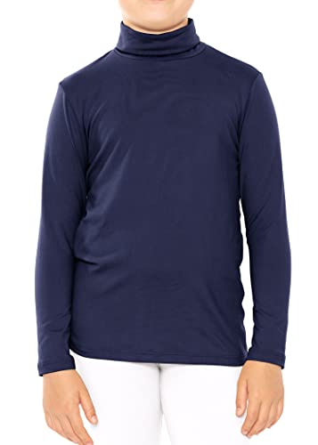 Image of STRETCH IS COMFORT Girl's Oh So Soft Long Sleeve Turtleneck | Youth Size 2-16