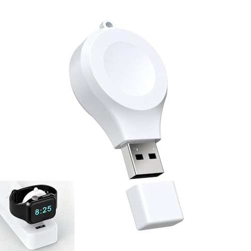 Chargeur pour Apple Watch pour Montre Connectée, Station de Charge Rapide sans Fil USB Portable 1m Compatible avec Watch Series 10 9 8 7 6 5 4 3 2 1 SE Ultra...