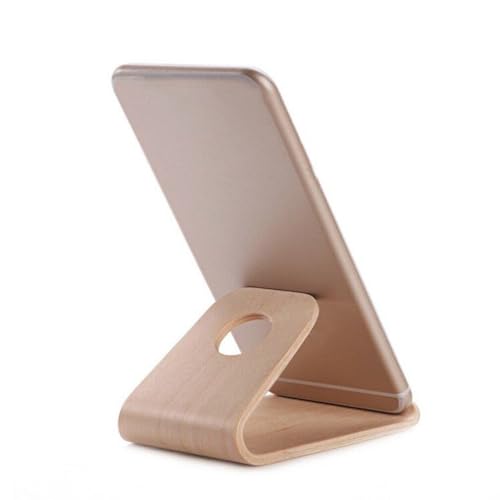 Support de téléphone en bois universel pour bureau et smartphone