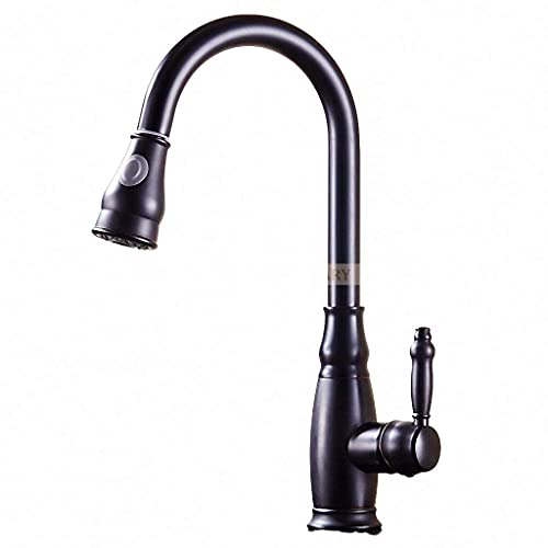 Robinet de cuisine pivotant noir pour simplifier vos repas - 2