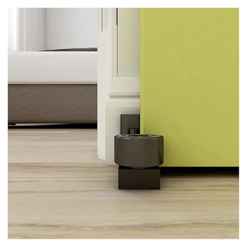 Riel de suelo ajustable para puerta corrediza con compartimento negro 3