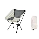 UOHLCX HBJWOV Outdoor Camping Portable Folding Moon Chair Leisure Beach Thick...