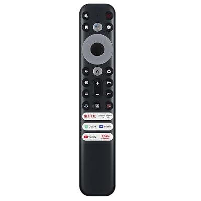 RIVIERA Replacement Remote Control Only for TCL Google TV QM6K/QM7K/QM8K/Q5/Q6/Q65/Q7/QM7/QM8/S3/S4/S5/NXTVISION Series 4K UHD HDR LED QLED QD-Mini LED Full-HD Smart TVs RC902