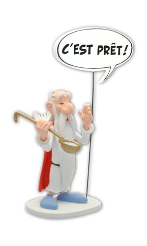 Figurine Panoramix Astérix Plastoy Bulles C'est prêt en résine 18 cm