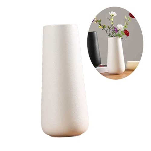 Vase en céramique blanc de qualité supérieure aux finitions soignées - 7