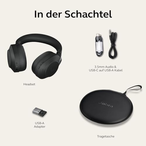 Jabra Evolve2 85 kabelloses Headset