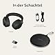 Jabra Evolve2 85 Wireless PC Headset mit mikrofon – Noise Cancelling Microsoft Teams Zertifizierte Stereo Kopfhörer mit Langer Akkulaufzeit – USB-A Bluetooth Adapter – Schwarz