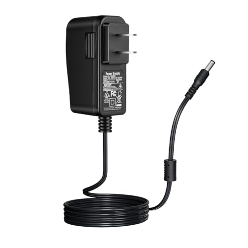 Security-01 AC 100-240V to DC 12V 0.5A/500mA Power Supply Adapter 5.5mm x 2.1mm,12 Volt Power Adapter Transformers for CCTV Camera,Speaker,Router,Printer,UL Listed