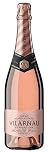 Vilarnau Brut Rose Reserva Organic Cava - Vegan Spanish Sparkling Wine, 75cl Bottle