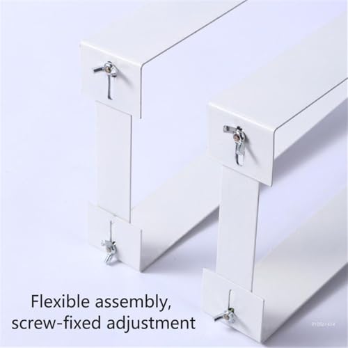 Soporte ajustable para CPU de escritorio en acero, capacidad máxima 25 kg, color blanco miniatura 3