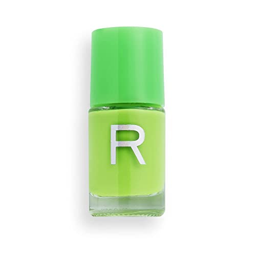 Image of Revolution Beauty London Neon Nail Polish Zingy 10ml