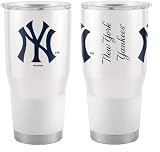 Boelter Brands Licensed MLB Alternate Style Stainless Steel Double Wall Vacuum Insulated Game Day Ultra 30oz Travel Tumbler (New York Yankees)