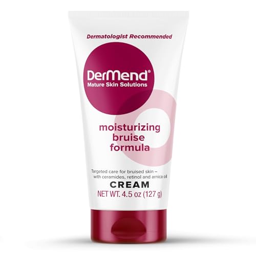 Dermend Arnica Bruise Cream with Vitamin K – Bruise Cream for Thin & Mature Skin – Moisturizing Formula with Retinol, Ceramides & Arnica Oil – Dermatologist Recommended – 4.5 oz