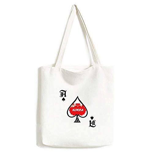 Sac artisanal Corée rouge de qualité supérieure motif poker