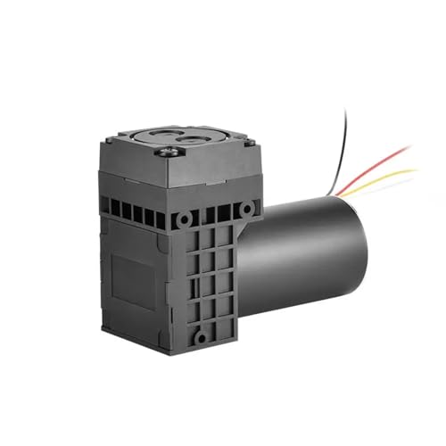 Bomba de vacío de diafragma con flujo 7.5 LPM, motor brushless DC 12V, vacío máximo -85 KPa, presión máxima 200 KPa miniatura 1