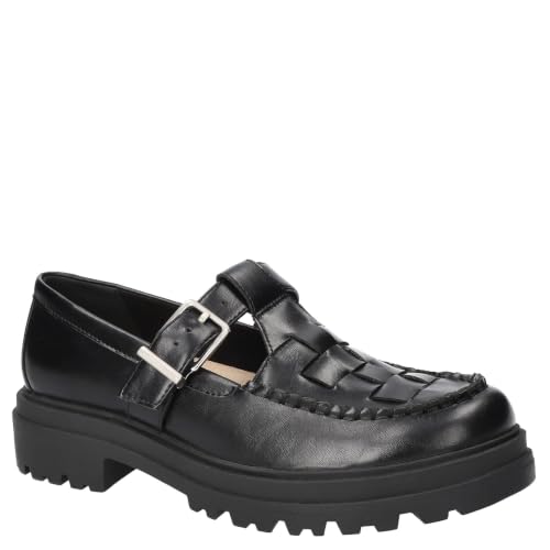 Bella Vita Women's Makell Lug Mary Jane, Black, 6 Narrow - image 1