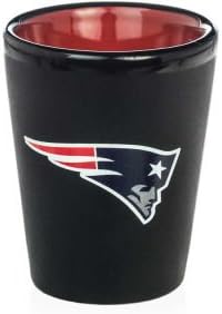 HUNTER New England Patriots 1.5 Oz Two-Tone Ceramic Shot Glass