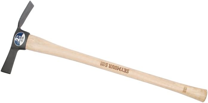 Seymour 85566 2.5 lb Cutter Mattock - Genuine American Hickory 36" Handle