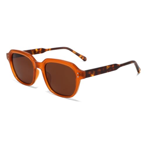 Lunettes de soleil pour femme à monture fine métallique avec protection UV400