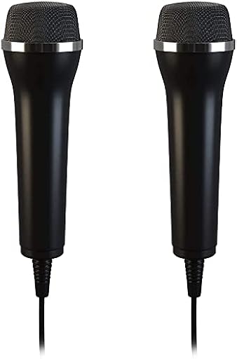 LIONCAST® Set de 2 Micrófonos USB para PS5 / PS4, PC, Xbox, Wii, Nintendo Switch - Micrófono USB para Singstar, Lets Sing y Karaoke - Micrófono USB Universal para Switch | Ya disponible en tu tienda friki favorita! En mundofriki.es!