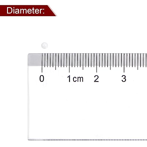 QUARKZMAN 30Stk Zirkoniumoxid Keramik Kugeln 1.5mm Durchmesser G10 ZrO2 Kugel für Lager Weiß