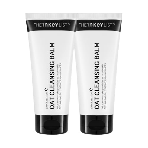 The INKEY List Oat Cleansing Balm Duo, Rich Balm Removes Makeup and Impurities, Reduces Redness...