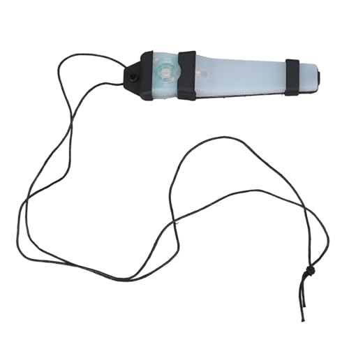 Luz de señal de casco, marca de identificación del casco, modo constante y intermitente, silicona ligera y gel para peces (negro con luz verde)