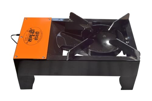 Image of Samruddhi Jumbo Shegadi Smokeless Wood & Coul Stove | Top Color May Vary | Lakud Kolsa Shegadi | Indoor /Outdoor Cooking Shegadi /Chul | Biomass Stove | Strong Build Quality