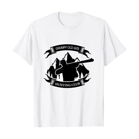 Funny Grumpy Old Gits Hunting Club T-Shirt Cover