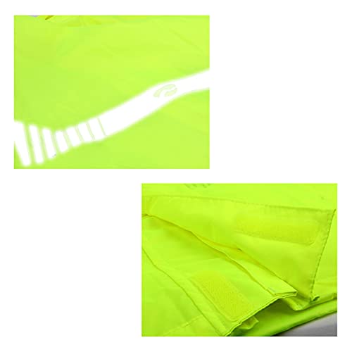 Chaqueta impermeable para ciclismo con capucha negra, talla S miniatura 6