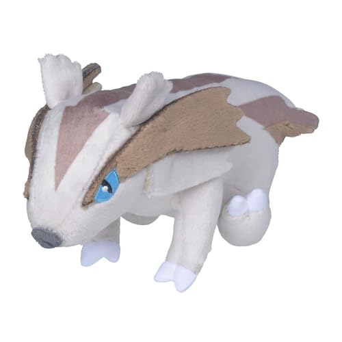 Peluche Linoone Pokemon Sitting Cuties mini doudou et figurine tissu
