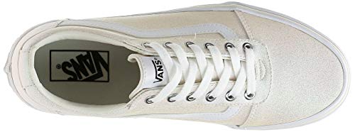 Vans Vans Women's Low-Top Trainers Sneaker, Off White Glitter Rainbow White Xy2, 10