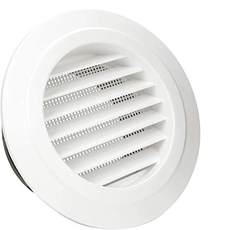 Rejilla de ventilación 100 mm, HG Power anti-insectos ABS Respiraderos de Láminas...