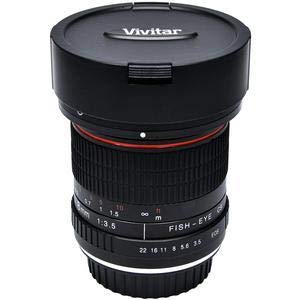 Vivitar Lente Fisheye Asférica Ultra Amplo Angular Profissional 8Mm F/3.5 Para Canon Eos 70D 77D 7D
