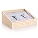 Fashion Velvet Jewelry Display Tray – Ring, Earring, Necklace & Bracelet Storage Box – PU Leather & Velvet Organizer(Black)