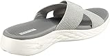 Skechers Women's On-the-go 600 - Glistening Slide Sandal,Silver Textile,6 UK - Image 5