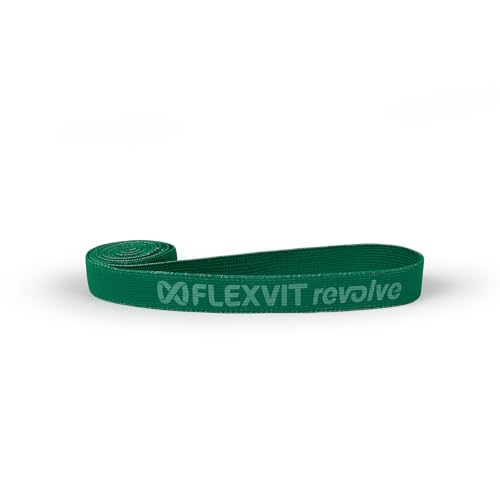 FLEXVIT Revolve Fitness (Grün) - Moderater Widerstand für Funktionelles Training, Core-Stärkung und Dynamische Übungen, Vielseitig, Hautfreundlich und Robust