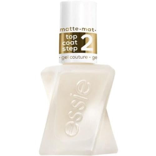 essie Gel Nail Polish Matte Top Coat Gel Couture Clear Nail Polish Longlasting, Chip Resistant, Fade Resistant, No UV Lamp Required Top Coat 13.5ml